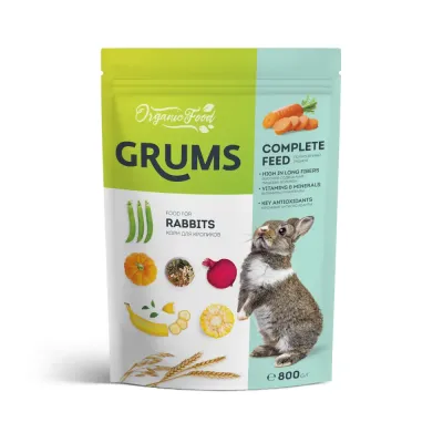 GRUMS Корм для кроликов, 800 гр.